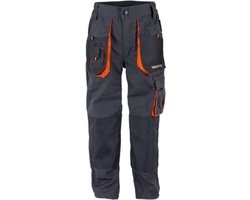 Terratrend Werkbroek 3230 Grijs/Oranje - grijs - 46