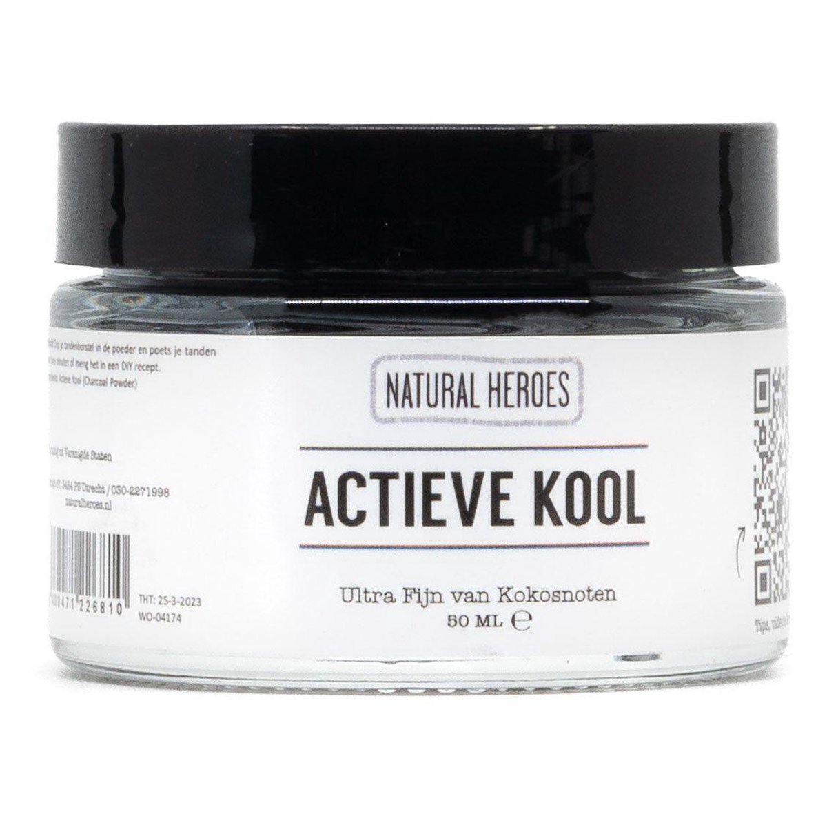 Actieve Kool Poeder (Ultra Fijn & Food Grade) 50 ml