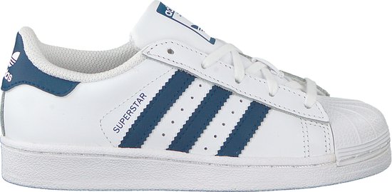 adidas Superstar Kids Sneakers - Ftwr White/Ftwr White/Legend Marine - Maat  30 | bol.com
