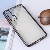 Ultradunne galvaniseren Soft TPU beschermende achterkant van de behuizing voor Huawei Honor 20 Pro (zwart)