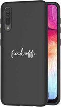 iMoshion Design voor de Samsung Galaxy A50 / A30s hoesje - Fuck Off - Zwart