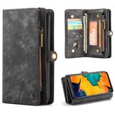 CaseMe Vintage portemonnee hoesje Samsung A50 - A30s Zwart