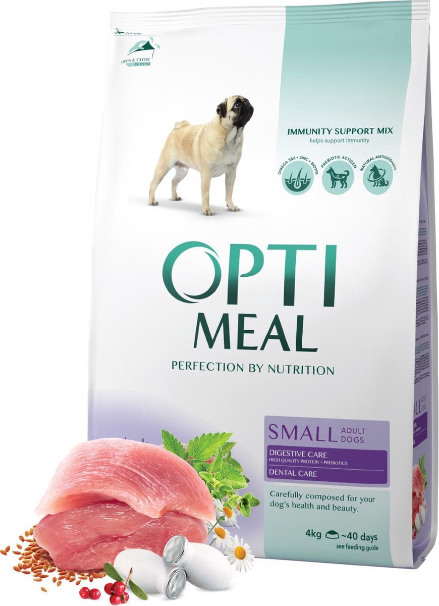 Opti Meal Small Breeds Adult Eend 4 kg