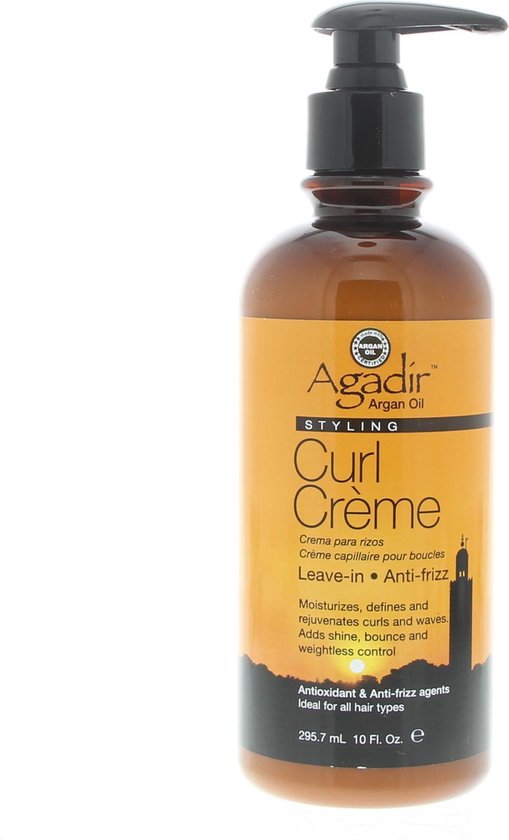 op gang brengen Handvest Boven hoofd en schouder Hydrerende Crème voor Krullend Haar Agadir Argan Oil (295 ml) | bol.com