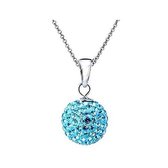 Ketting shamballa aqua
