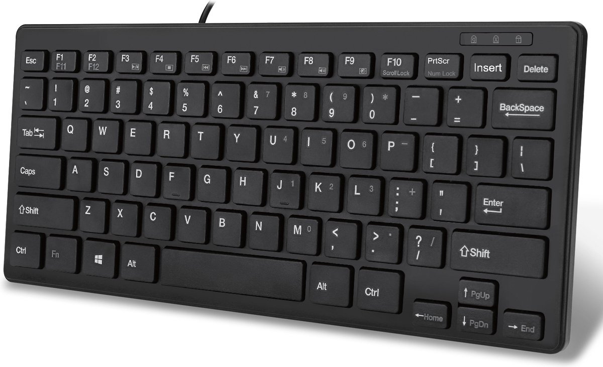 Adesso AKB-111UB Mini toetsenbord - Slimtouch - Compact USB toetsenbord