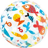 Strandbal 51 cm met print | Vissen