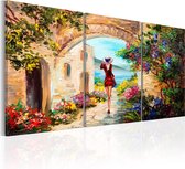 Schilderijen Op Canvas - Schilderij - Summer in Italy 120x60 - Artgeist Schilderij