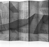 Kamerscherm - Scheidingswand - Vouwscherm - Concrete Geometry II [Room Dividers] 225x172 - Artgeist Vouwscherm