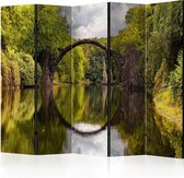 Kamerscherm - Scheidingswand - Vouwscherm - Devil's Bridge in Kromlau,Germany  II [Room Dividers] 225x172 - Artgeist Vouwscherm