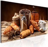 Schilderijen Op Canvas - Schilderij - Dream Breakfast 120x40 - Artgeist Schilderij