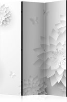 Kamerscherm - Scheidingswand - Vouwscherm - Oriental Flowers [Room Dividers] 135x172 - Artgeist Vouwscherm