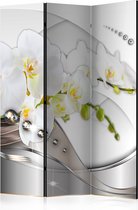 Kamerscherm - Scheidingswand - Vouwscherm - Pearl Dance of Orchids [Room Dividers] 135x172 - Artgeist Vouwscherm