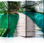 Kamerscherm - Scheidingswand - Vouwscherm - Emerald Lake II [Room Dividers] 225x172 - Artgeist Vouwscherm