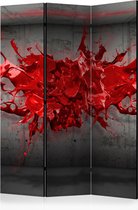 Kamerscherm - Scheidingswand - Vouwscherm - Red Ink Blot [Room Dividers] 135x172 - Artgeist Vouwscherm