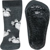 Ewers antislip sokken Wasbeer antraciet grijs