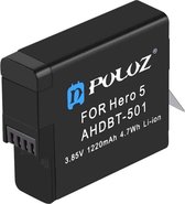 PULUZ voor GoPro HERO7 Zwart / 7 Wit / 7 Zilver / 6/5 AHDBT-501 3.85V 1220 mAh Batterij