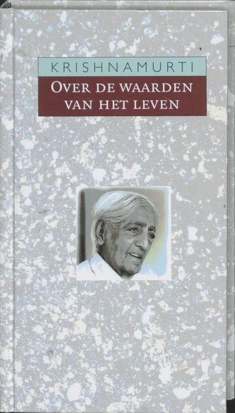 Cover van het boek 'Over de waarden van het leven' van J. Krishnamurti