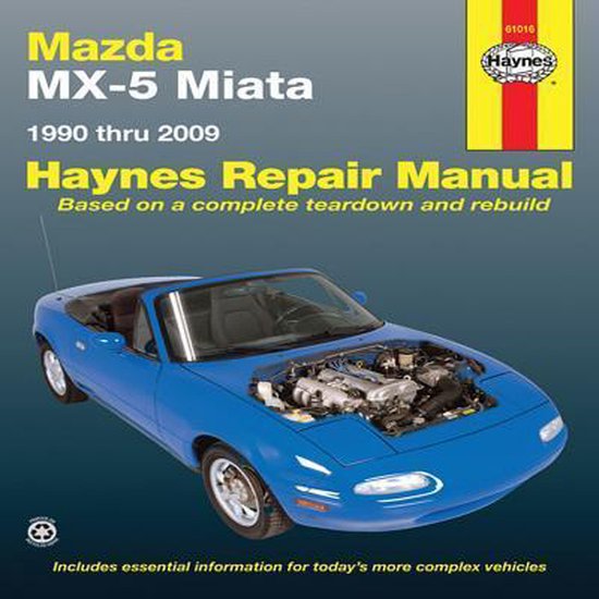 Mazda MX-5 Miata 1990 Thru 2009 (Haynes Repair Manual)