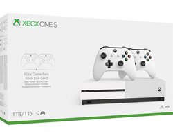 Xbox One S console 1 TB + tweede controller