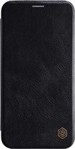 Nillkin Qin Leather Case Apple iPhone Xs Max Zwart