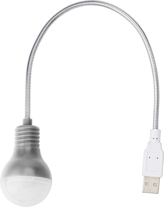 Automatisch Temmen kunst Light Bulb USB LED Lamp - Verlichting / Leeslamp Voor PC / Computer /  Laptop | bol.com
