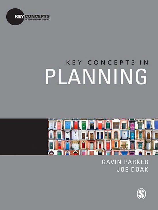 Key Concepts in Human Geography - Key Concepts in Planning - cover