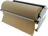 Papier brun ( Kraft ) + porte-rouleau de papier - 50 cm/300m - Haute qualité - Emballage - Papier d'emballage