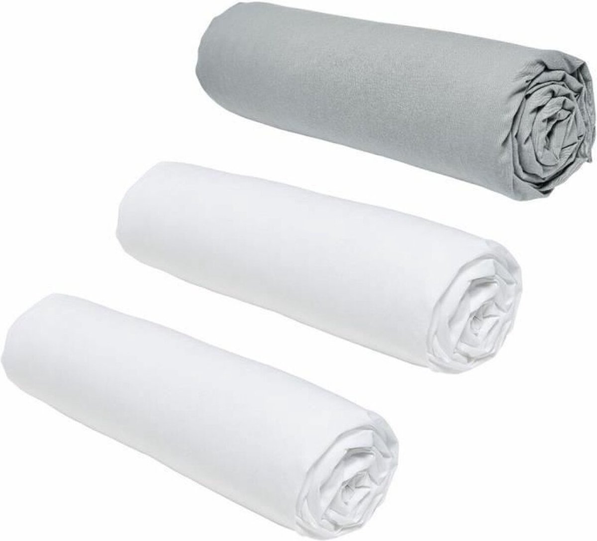 Onderlaken TODAY Essential 3 Stuks Grijs 140 x 190 cm