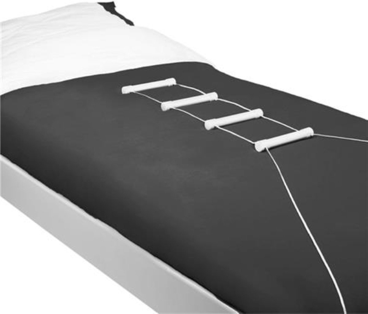 Goedkoopste Bedladder kunststof, 200cm.