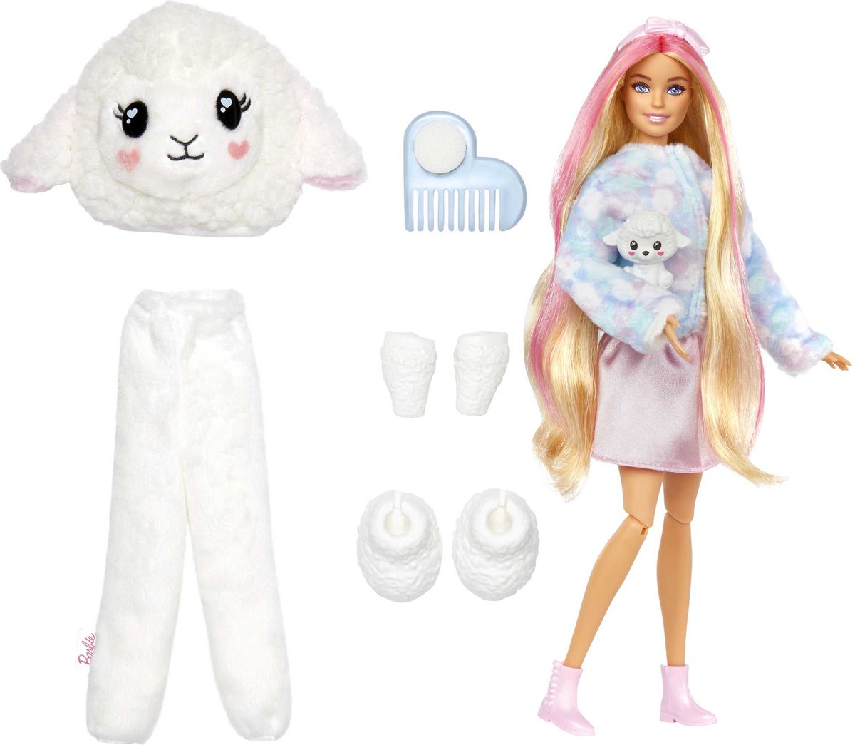 Barbie Cutie Reveal Schaap - Barbiepop — afbeelding 3