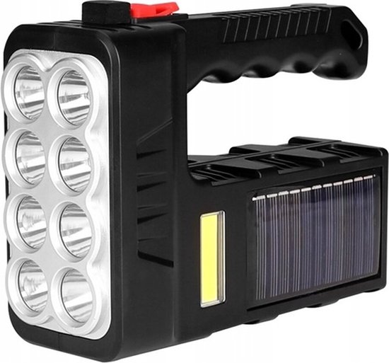 Ha-Ma Tools - Zaklamp - LED - Solar - Oplaadbare - Zoeklicht - Camping