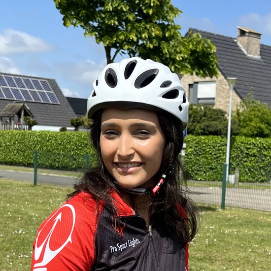 Fietshelm volwassenen Wit - Heren/Dames - Medium 52/58cm