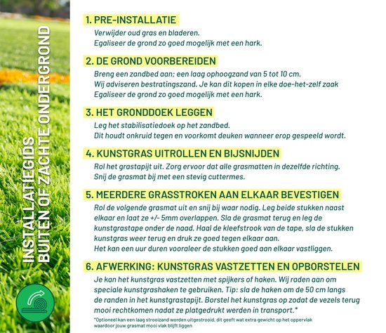 Green Turtle Kunstgras - Tapis de gazon - 200x300cm - 30mm - CENTRAL PARK LUXURY - Gazon Artificiel - Tapis de gazon pour extérieur et intérieur - Qualité très douce et réaliste - Kunstgras pour extérieur, jardin, balcon, terrasse ou coin de jeux