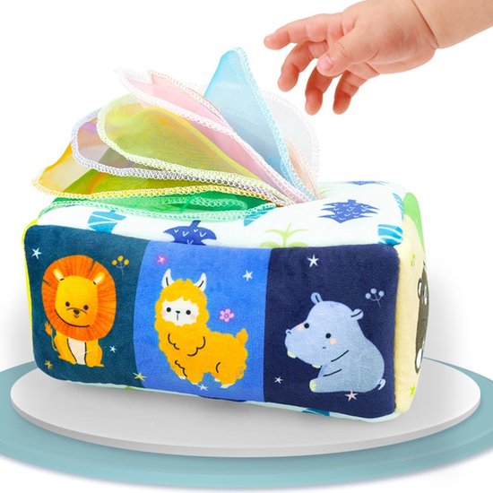 Magic Tissue Box - Baby Speelgoed - Dreumes Speelgoed - Dieren - Vrolijk -  Educatief... | bol.com