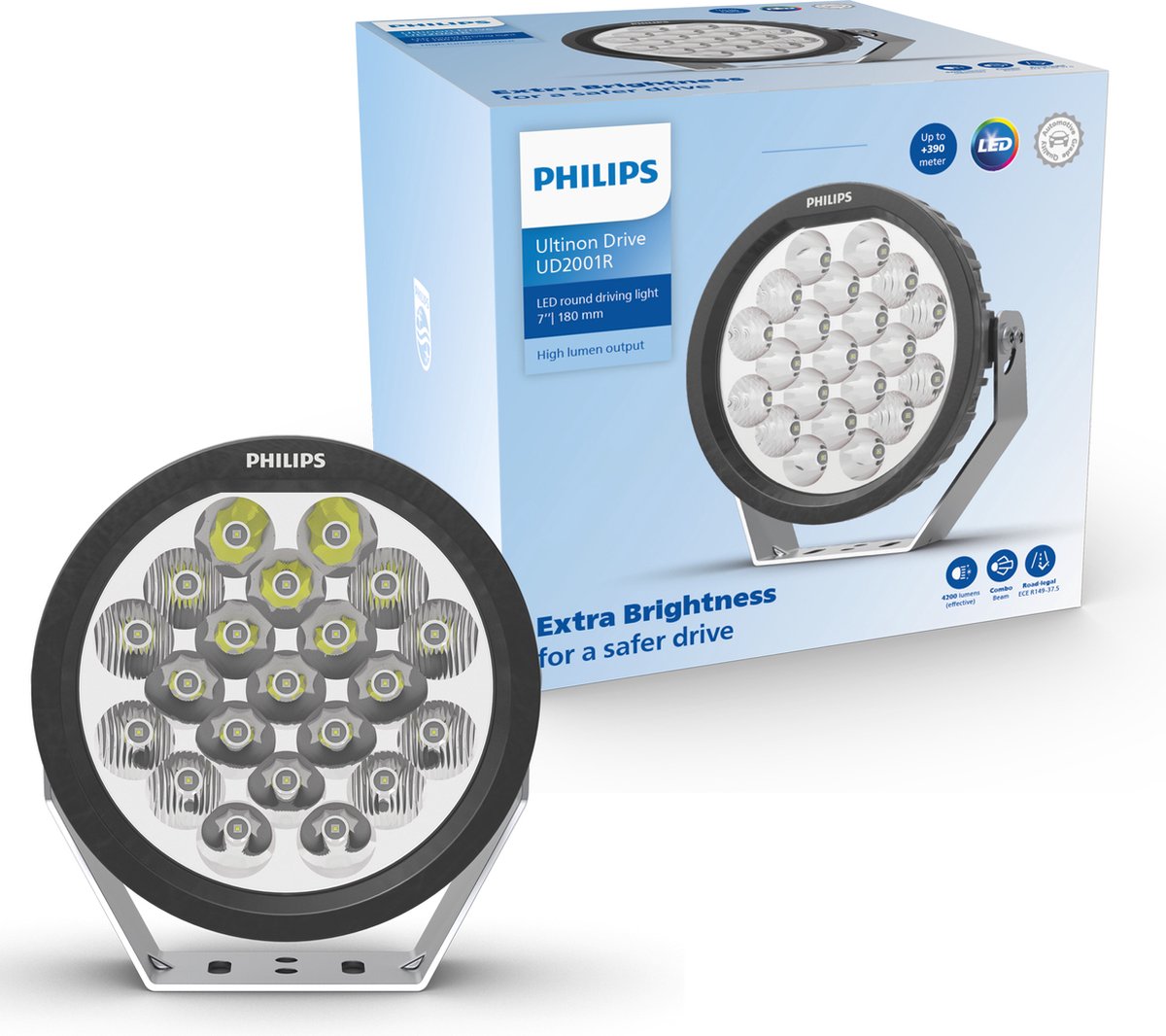 Philips Ultinon Drive 2001R 7 Inch LED rijverlichting Rond
