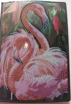Diamond painting - Notieboekje - Diamond Painting Tekenboekje - Diamond Painting Dagboekje - Flamingo