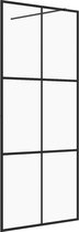 vidaXL-Inloopdouchewand-100x195-cm-ESG-glas-transparant-en-zwart