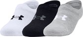 Under Armour Ultra Lo Chaussettes 1351784-100, Unisexe, Wit, Chaussettes, Taille : 47-50.5