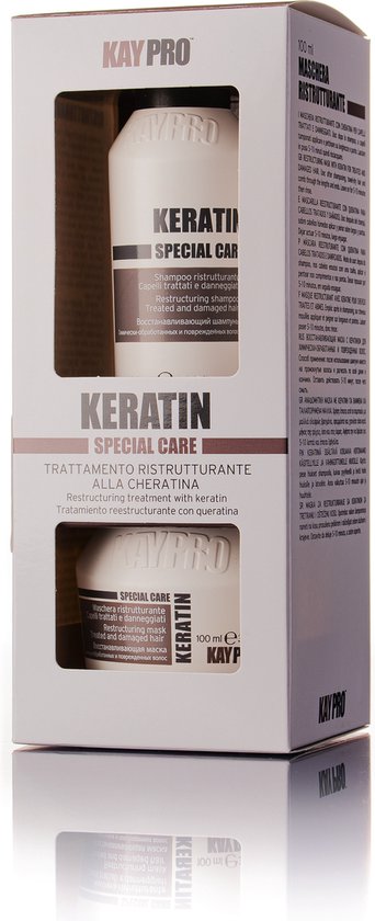 Foto: Kaypro travel size keratin 100ml professionele haarverzorging mini kit keratin shampoo en keratine masker droog en beschadigd haar reisverpakking travel size shampoo