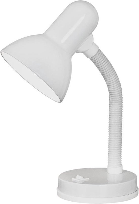 EGLO Basic Tafellamp/Bureaulamp - E27(excl) - 30 cm - Wit