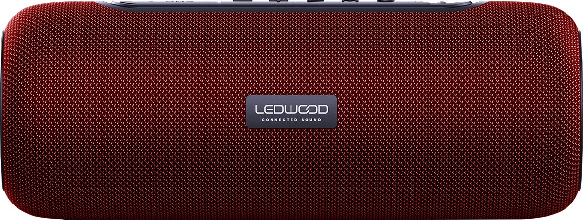 LEDWOOD LD-XT140-BT-RED - XTREME140 Portable Bluetooth speaker, spatwaterdicht, rood