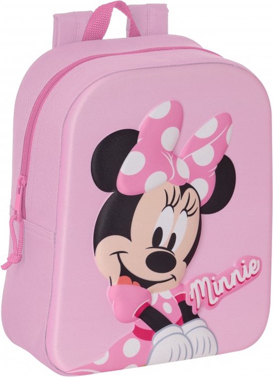Disney Minnie Mouse - l- Sac à Dos Garçons - 3D - 6L - Blauw - Sac à Dos Enfant