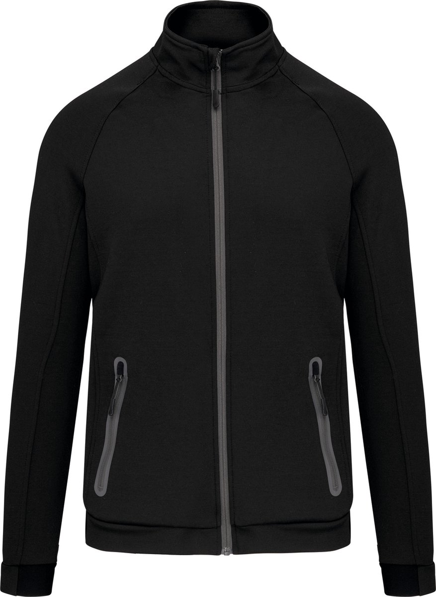 Outdoorjas met opstaande kraag ‘Proact’ Zwart