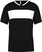 Herensportshirt 'Proact' met korte mouwen Black/White - M