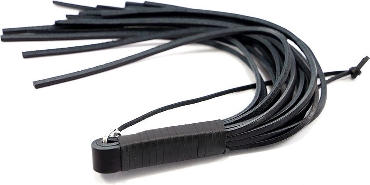 Goedkoopste Zweep leer Black Luxury