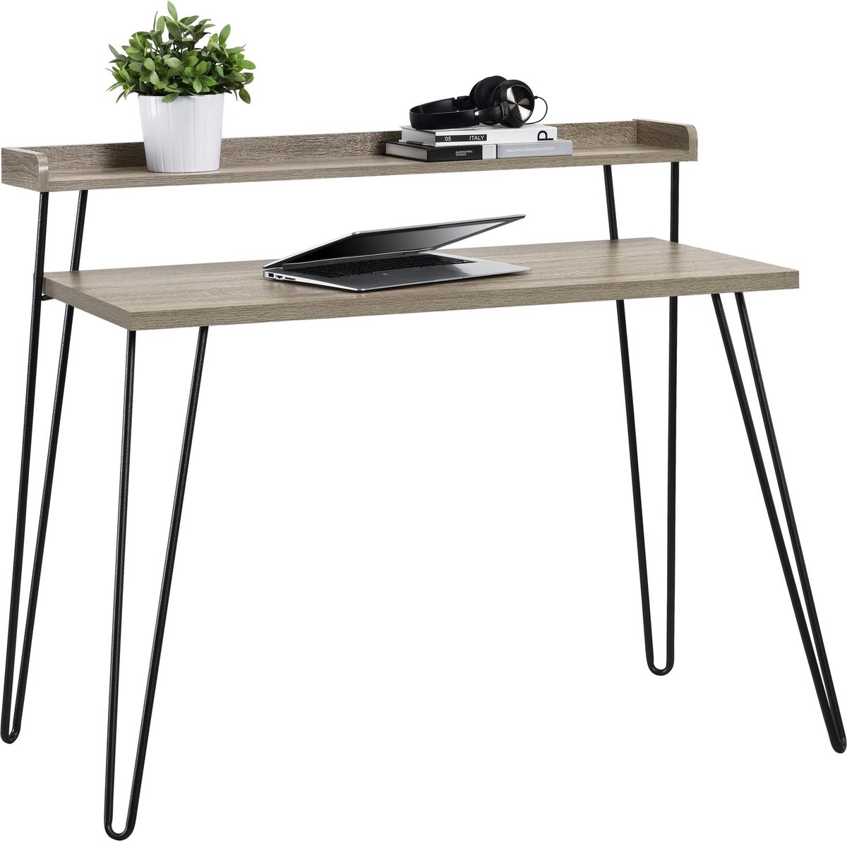 Haven-Bureau - Grijs Eikenlook