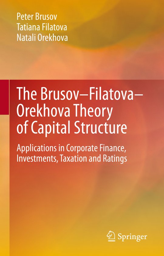 The Brusov–Filatova–Orekhova Theory of Capital Structure - cover