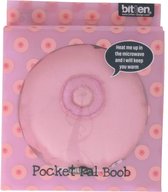 Bitten Design Pocket Pal Pittenzak - Boob Roze Handwarmer