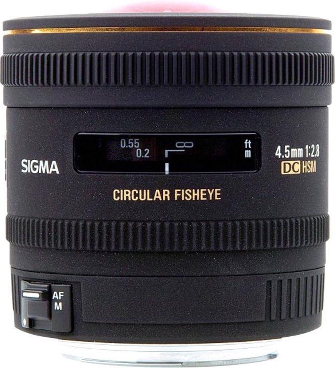 Sigma 4.5mm F/2.8 EX DC HSM Fisheye circ. Canon